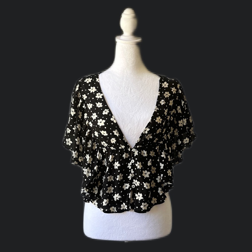 Floral crop top
